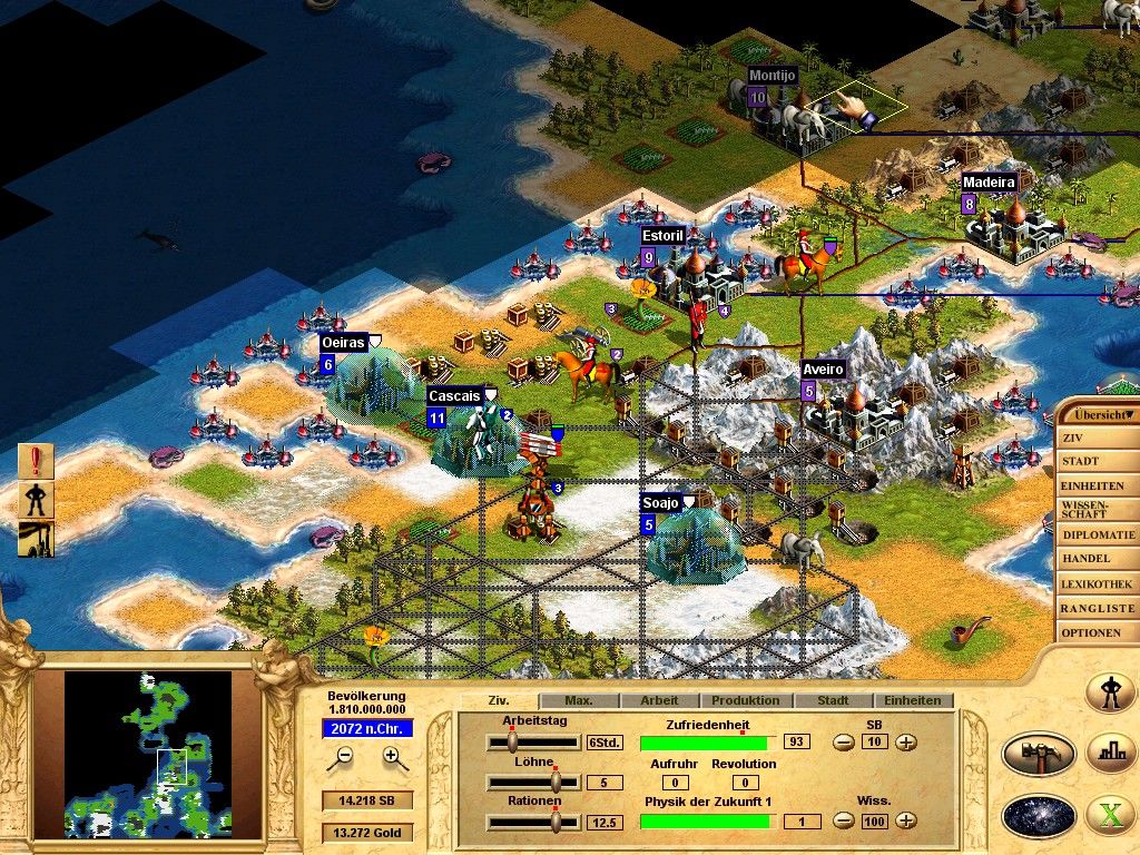 Screenshot from Civilization Call to Power (1999)