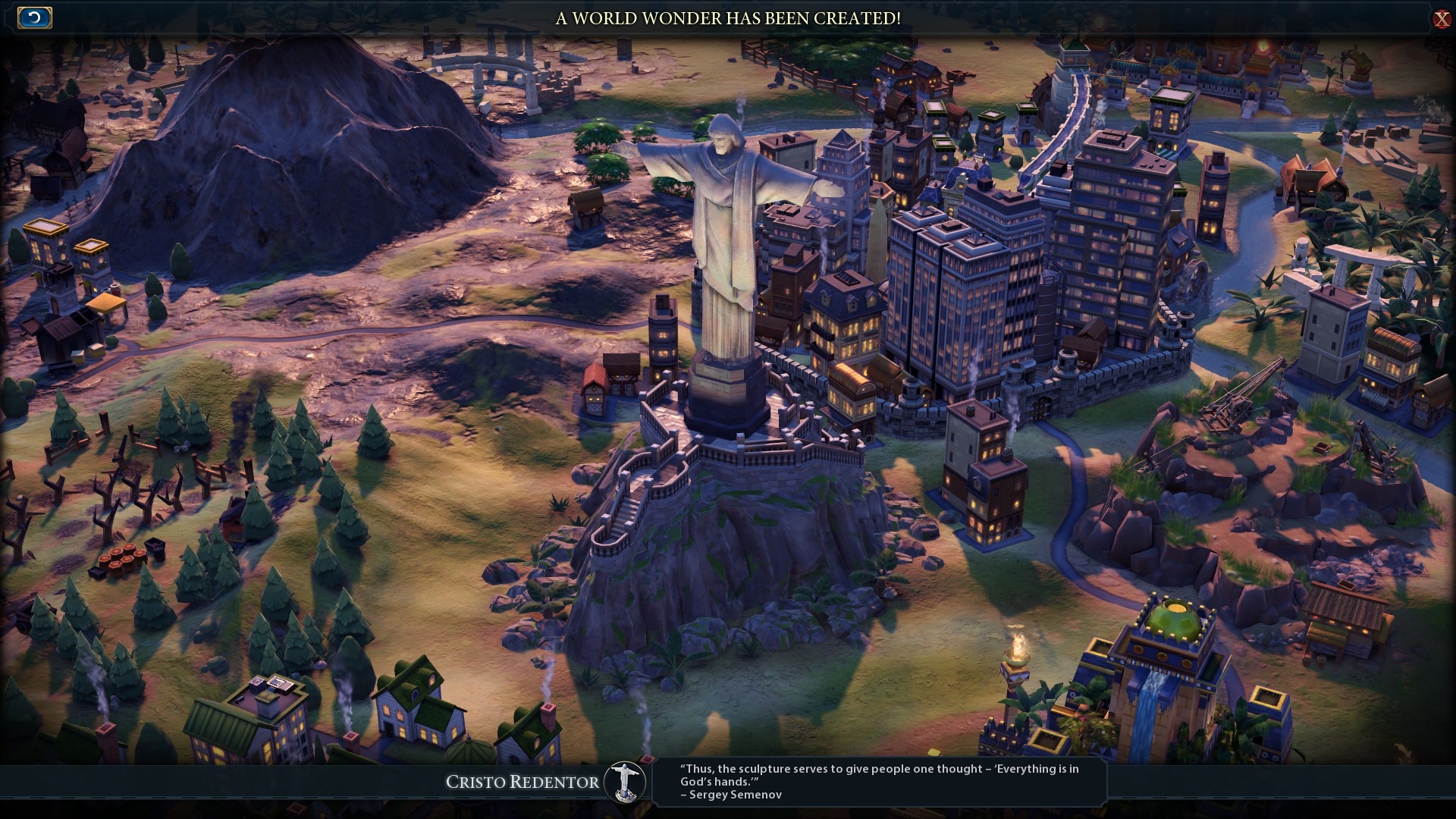 Screenshot from Civilization VI showing the Mali Empire